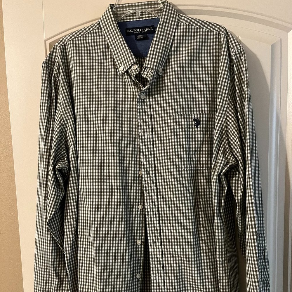 Men's 2XL US Polo Button Down Shirt